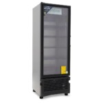 Imbera VR-12 1021744 Refrigerador Vertical 1 Puerta Cristal Acero Inoxidable 12 Pies Cúbicos