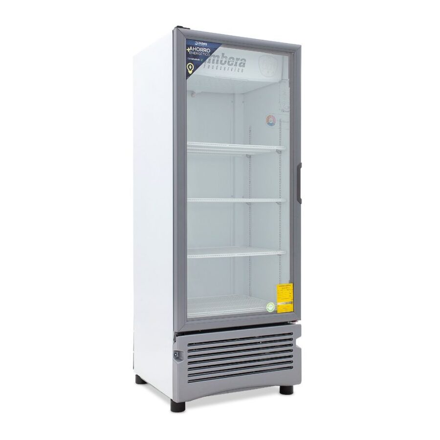 Imbera VR17 1024175 Refrigerador Vertical 1 Puerta Cristal 17 Pies Cúbicos