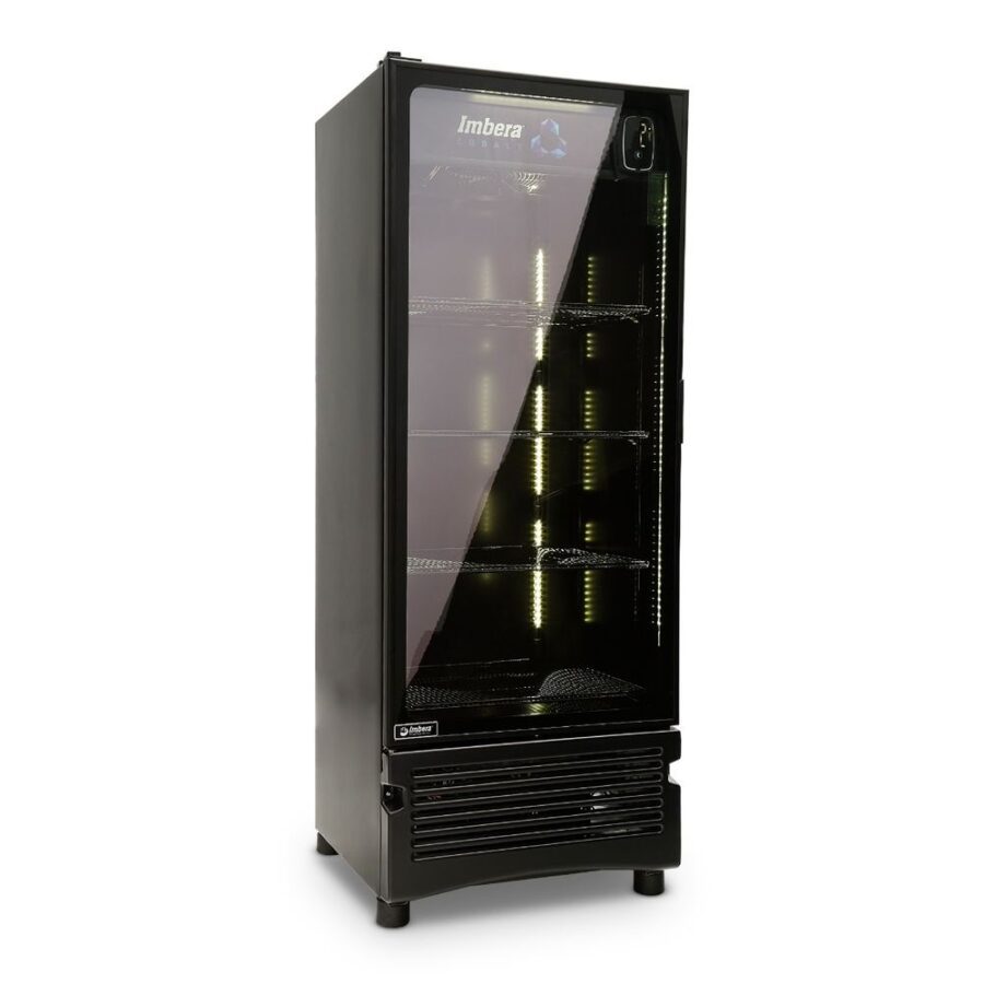 Imbera VR17 N 1019864 Refrigerador Vertical Cobalt 1 Puerta Cristal 17 Pies Cúbicos