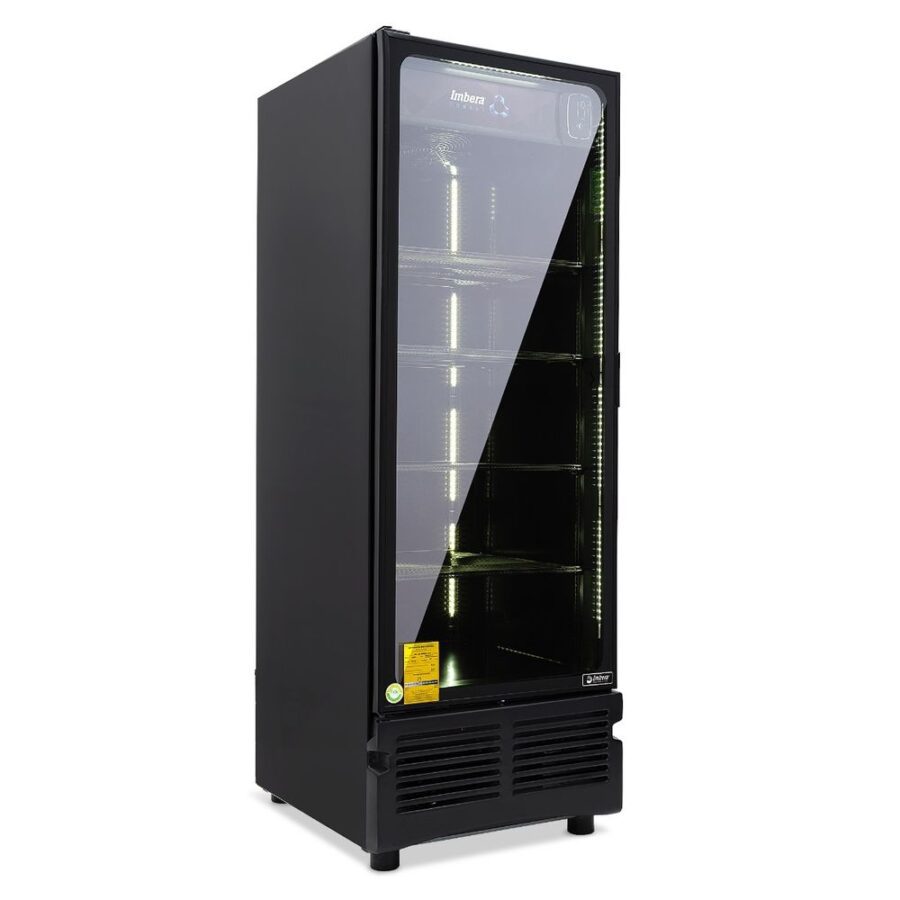 Imbera VR25 N 1019879 Refrigerador Vertical Cobalt 1 Puerta Cristal 25 Pies Cúbicos