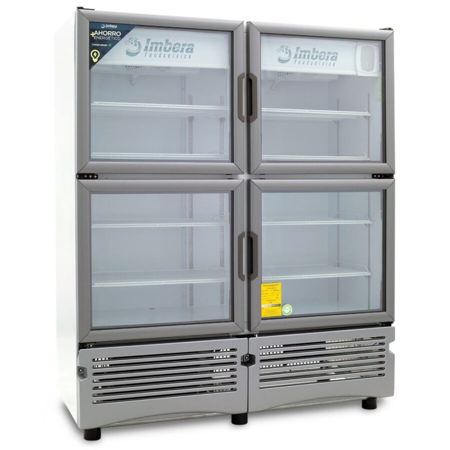 Congelador vertical CV-2PS-SS-01 2 puertas solida, ICEHAUS Refrigeracion