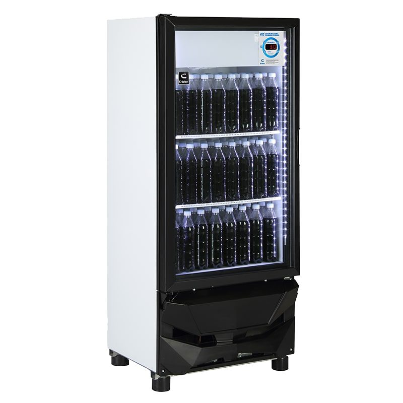 Criotec CFX08 Refrigerador Vertical 1 Puerta Cristal 8 Pies Cúbicos