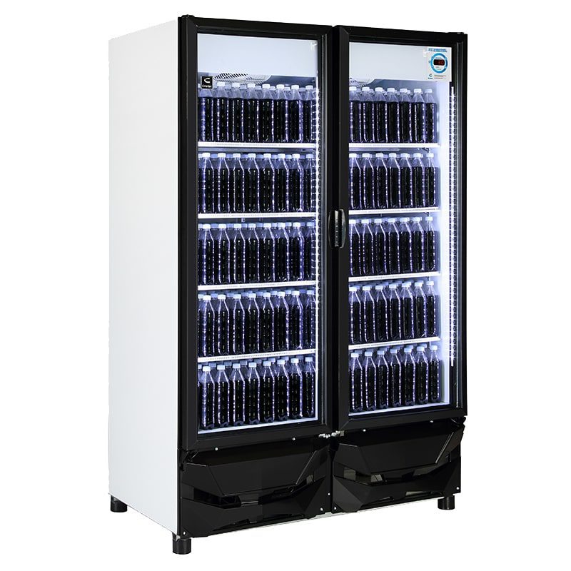 Criotec CFX42 2P Refrigerador Vertical 2 Puertas Cristal 42 Pies Cúbicos