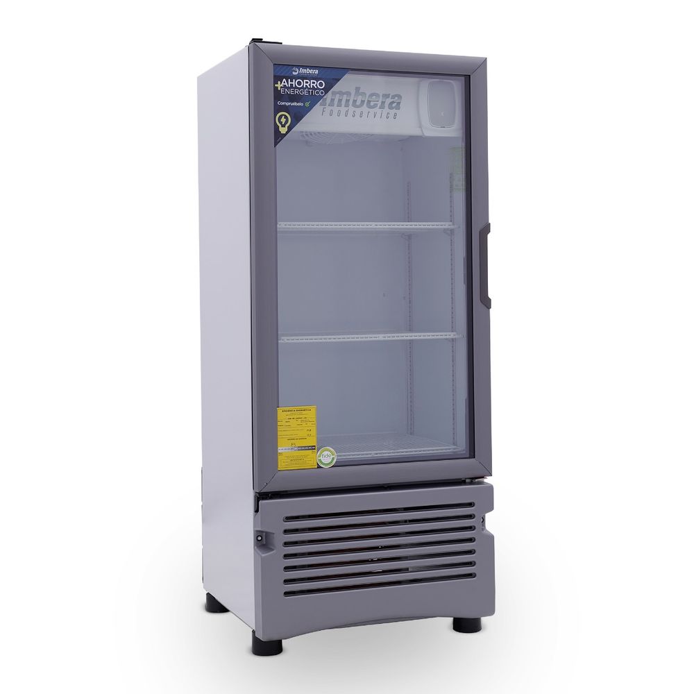 Imbera VR09 1024297 Refrigerador Vertical 1 Puerta Cristal 9 Pies Cúbicos