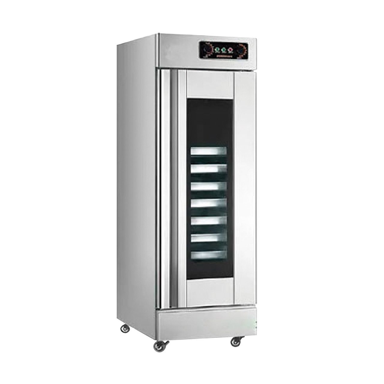 Migsa FJ-16G Horno Fermentador De Pan Vertical 16 Charolas Acero Inoxidable 110 v