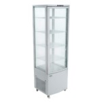 Migsa RT-235L Refrigerador Panormico Cristal Curvo Blanco 235 litros 51.5 cm