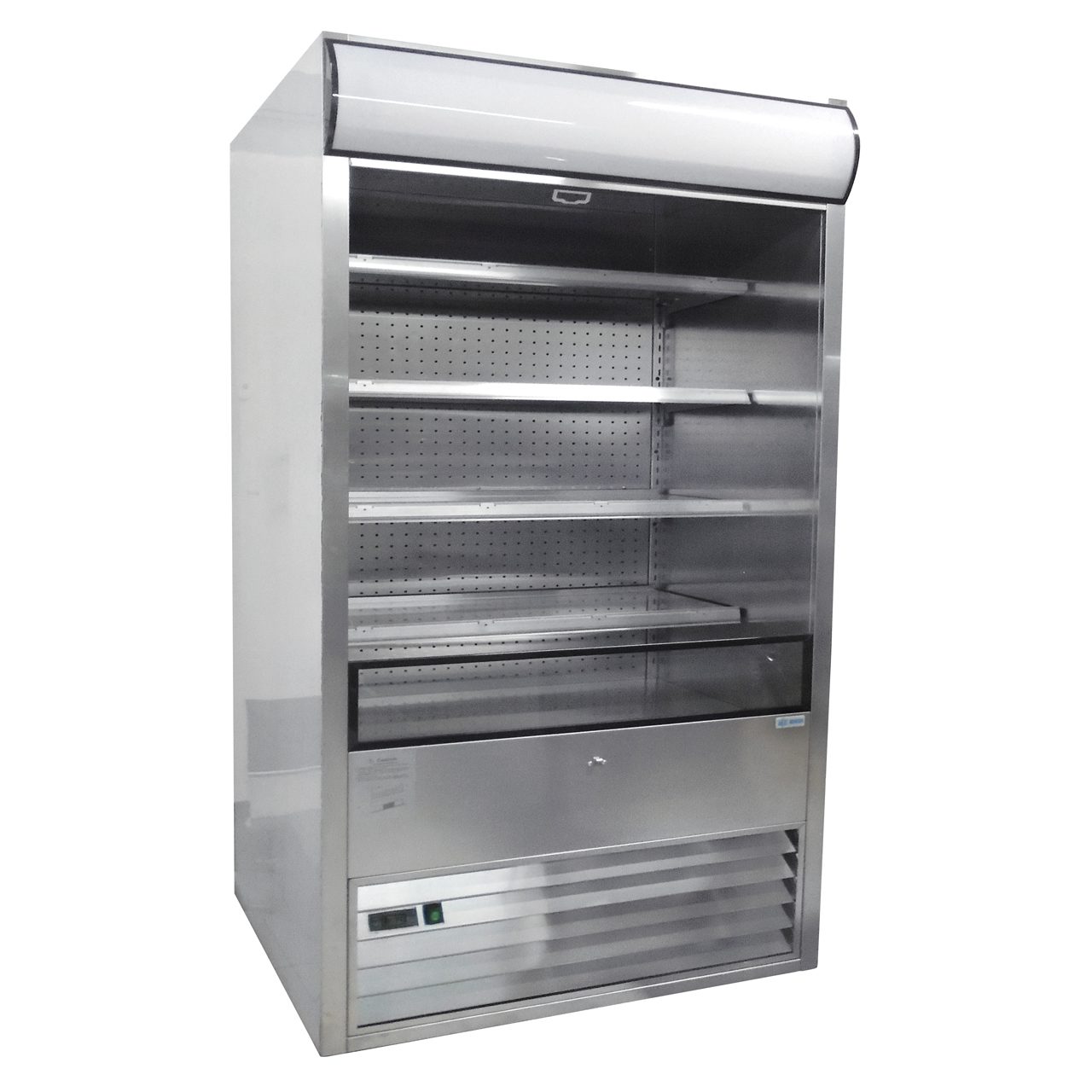 Migsa RTS-1050L Mural De Autoservicio Refrigerado Cortina de Aire Acero Inoxidable 1050 litros 182.9 cm