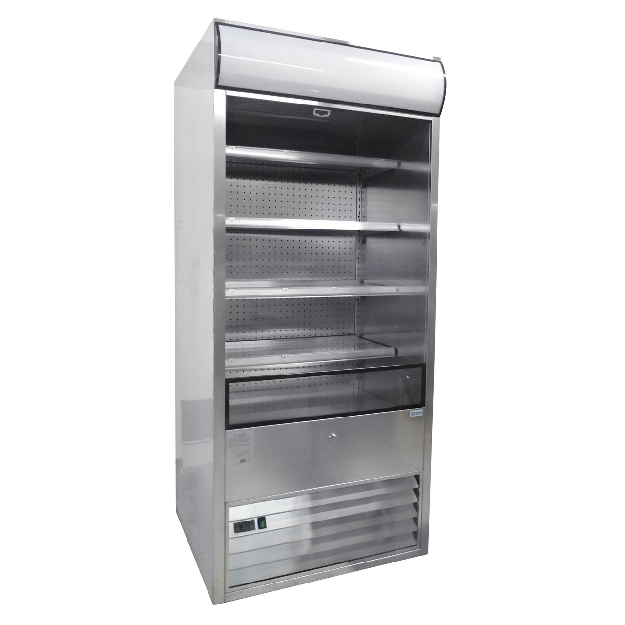 Migsa RTS-530L Mural De Autoservicio Refrigerado Cortina de Aire Acero Inoxidable 530 litros 91.5 cm