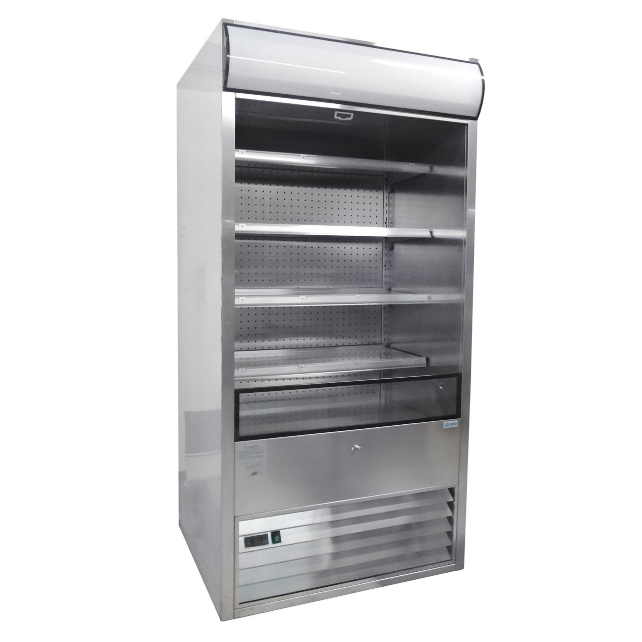 Migsa RTS-700L Mural De Autoservicio Refrigerado Cortina de Aire Acero Inoxidable 700 litros 122 cm