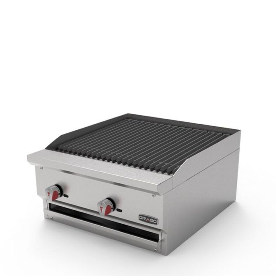 Drago AG-2R Asador 2 Quemadores Gas Acero Inoxidable