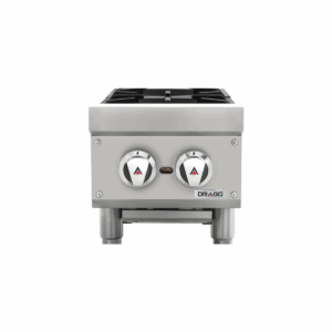 Drago CG-20 Parrilla 2 Quemadores Gas Acero Inoxidable