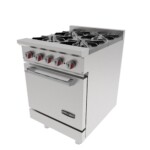 Drago CG-41 Estufa Con Horno 4 Quemadores Gas Acero Inoxidable