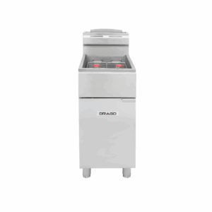 Drago FG-16 RS Freidora 1 Tina 2 Canastillas Gas Acero Inoxidable 16 Litros
