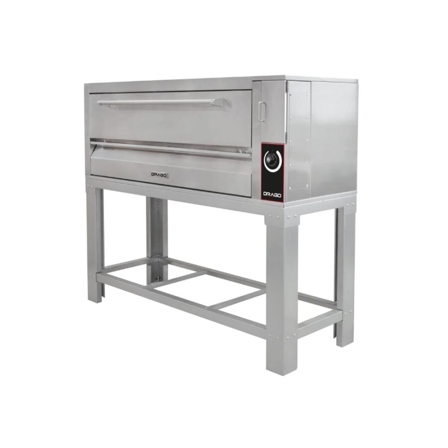 Drago HP-3 Horno Para 3 Pizzas 4 Quemadores Gas Acero Inoxidable