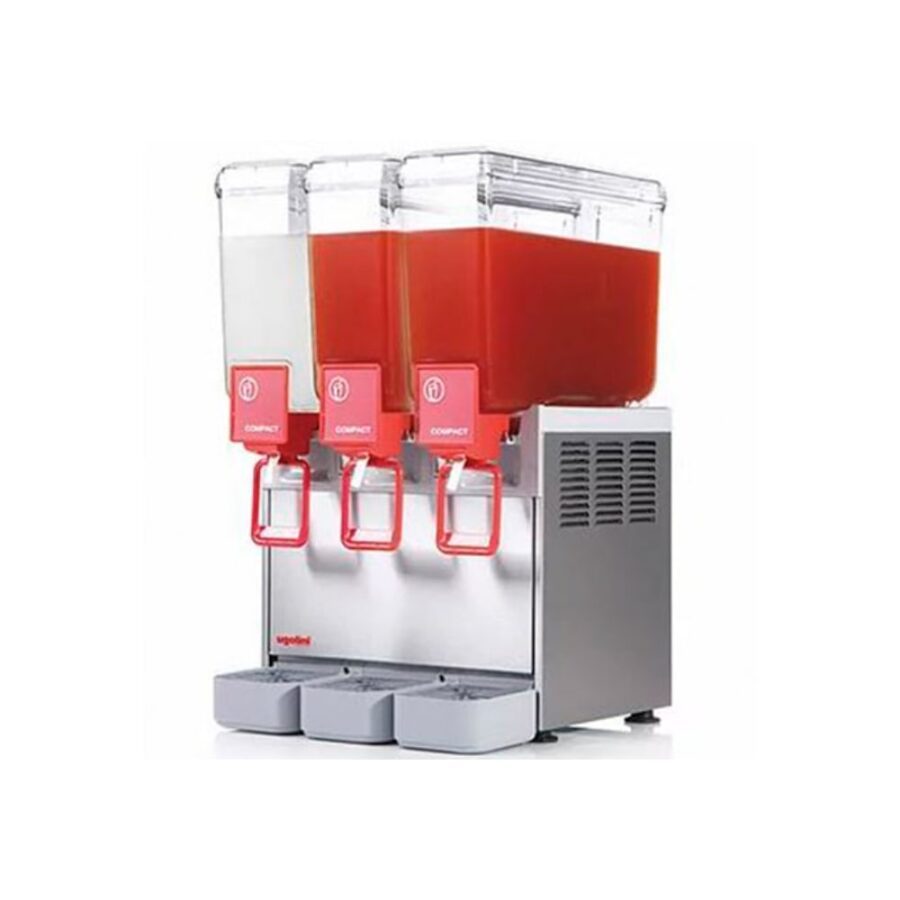 Ugolini D12/3 Dispensador De Bebidas 3 Tazones 12 Litros Cada Uno Acero Inoxidable