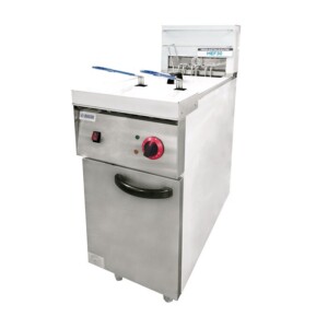 Migsa MEF-30 Freidora Eléctrica 1 Tina 2 Canastillas Acero Inoxidable 220v 30 Litros