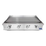 San-Son SSP48 Plancha Profesional Flotante Cold Rolled 4 Quemadores Gas