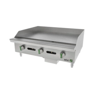 Asber AEMG-36 EM Plancha Manual a Gas Emerald Line 3 Quemadores Acero Inoxidable