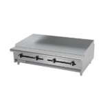 Asber AEMG-48-H Plancha Lisa a Gas Con Placa De 3/4" 4 Quemadores Acero Inoxidable