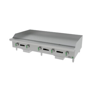 Asber AEMG-60 EM Plancha Manual a Gas Emerald Line 5 Quemadores Acero Inoxidable