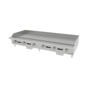 Asber AEMG-72 EM Plancha Manual a Gas Emerald Line 6 Quemadores Acero Inoxidable