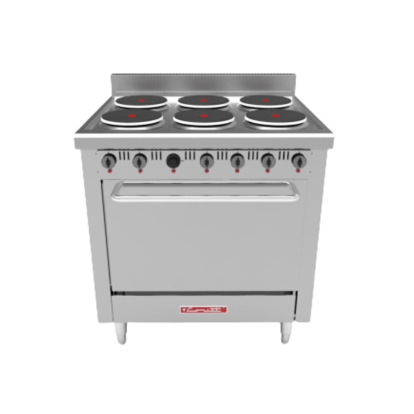 Coriat EC-6-HG-E de Piso Máster Estufa Con Horno 6 Platos Eléctrica Acero Inoxidable 220 v