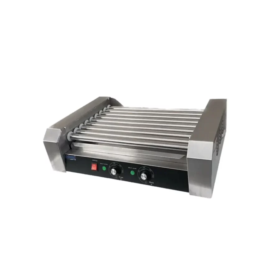 Migsa HD-G9 Asador De Salchichas Eléctrico 9 Tubos 18 piezas Acero Inoxidable 120 V