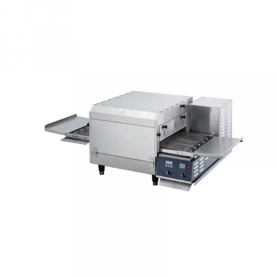 Migsa NTE-1620 Horno De Pizzas Eléctrico De Banda Con Entrada De 43 Cm Acero Inoxidable 220 V