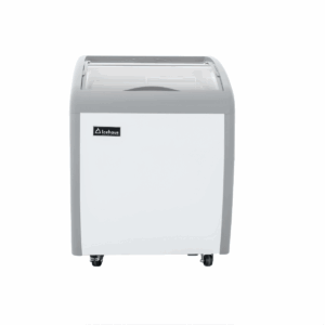 Icehaus CHPC-160 Congelador Horizontal Puerta Cristal Curvo 5.5 Pies Cúbicos 66.5 Cm