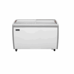 Icehaus CHPC-360 Congelador Horizontal Puerta Cristal Curvo 12.5 Pies Cúbicos 126 Cm