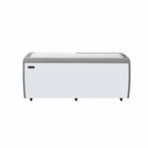 Icehaus CHPC-560 Congelador Horizontal Puerta Cristal Curvo 19.5 Pies Cúbicos 180.3 Cm