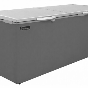 Icehaus CTC-24-SS-G Congelador Horizontal 2 Tapas De Cofre Acero Inoxidable 24 Pies Cúbicos 194 Cm