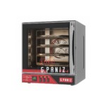 G.Paniz FCR-4 Horno de Convección Rotativo 4 Charolas Redondas 35 Cm Acero Inoxidable Eléctrico 220 V