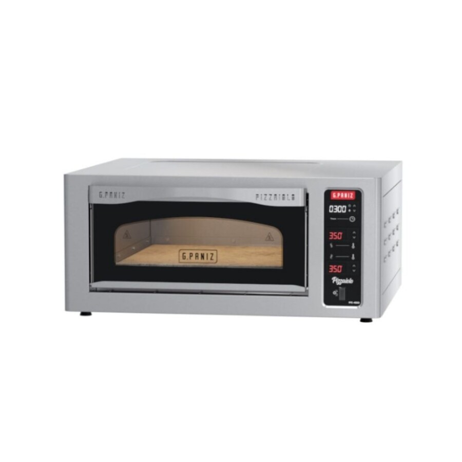 G.Paniz FPE400D Horno Pizzaiolo Digital Para Pizza Acero Inoxidable Eléctrico 220 V