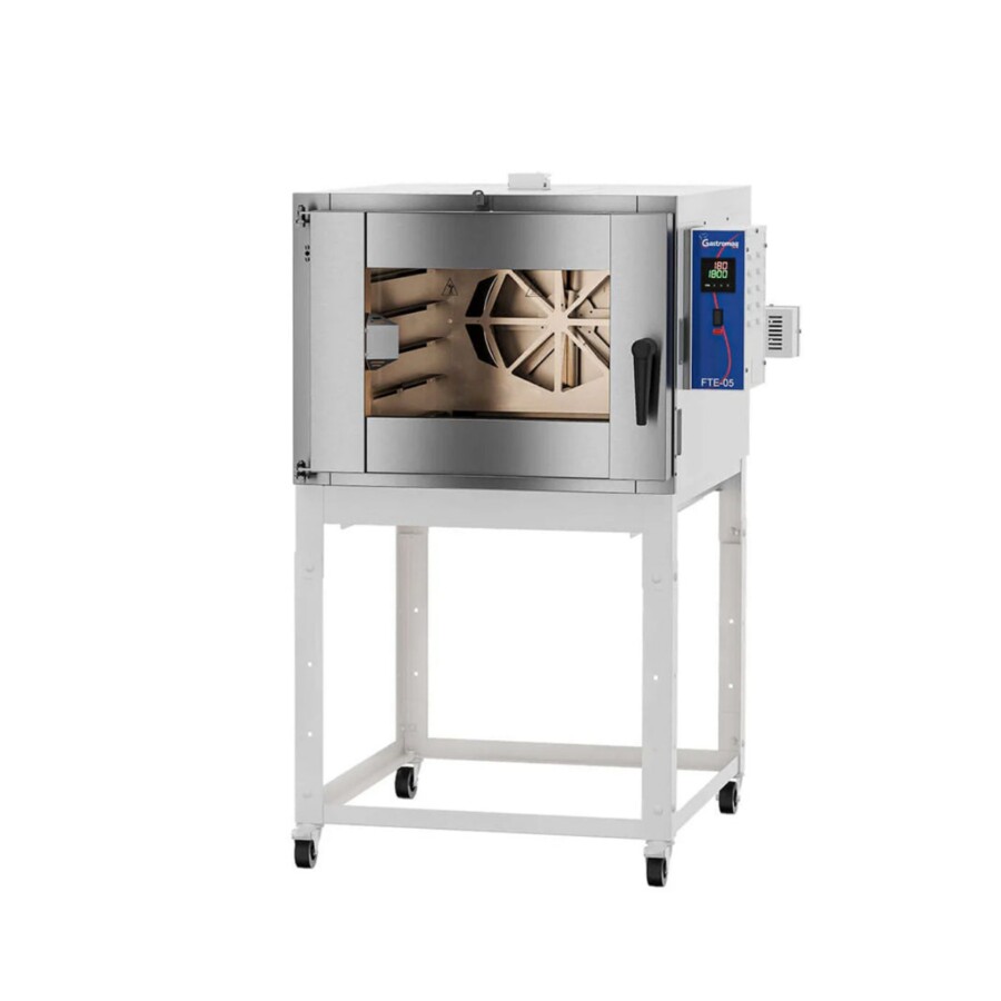 Gastromaq FTE-5 Horno Turbo De Convección 5 Charolas Acero Inoxidable Eléctrico 220 V