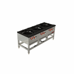 Coriat SP-3T Estufón De Piso 3 Parrillas 3 Quemadores Gas Acero Inoxidable