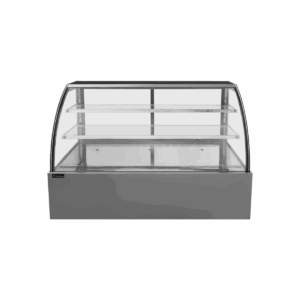 Icehaus VPC-180 Vitrina Pastelera Cristal Curvo Acero Inoxidable 325 Litros 180 cm