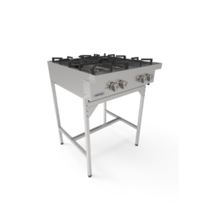 Protek PAP-4QGS 1029221 Parrilla A Gas 4 Quemadores Acero Inoxidable