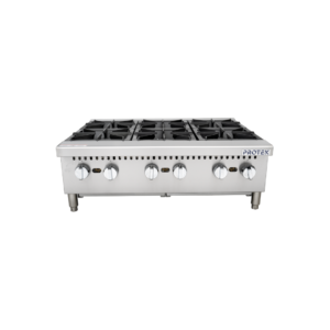 Protek PAP-6QG 1029154 Parrilla A Gas 6 Quemadores Acero Inoxidable