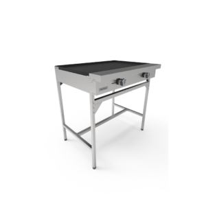 Protek PLP-900GS 1029182 Plancha A Gas 2 Quemadores Acero Inoxidable