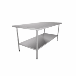 Metalcubas BA1800/700I Mesa de Trabajo Acero Inoxidable con Entrepaño 180 cm