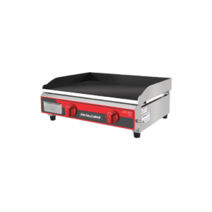 Metalcubas CBG800PRO Plancha Con 2 Quemadores a Gas Pro Acero Inoxidable Placa 80×52.5 Cm