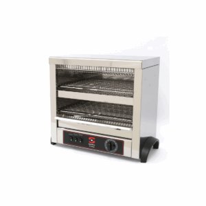 Sammic TP-200 Tostadora De Pan Industrial De Introducción Horizontal Doble Dos Pisos Acero Inoxidable 240 Panes Por Hora 110 V