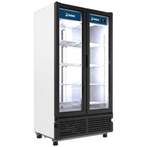 Imbera VR26 2P CIR 1029988 Refrigerador Vertical 2 Puertas Cristal 26 Pies Cúbicos