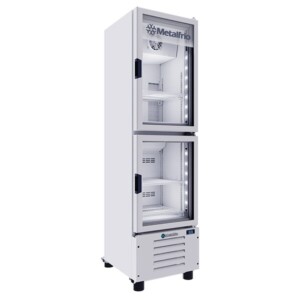 Metalfrío VFH08 Refrigerador-Congelador Vertical 1 Puerta Cristal 8 Pies Cúbicos
