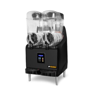 Rhino MAGRA-2TX Máquina Granizadora Premium 2 Tazones De 12 Litros Acero Inoxidable 110 v