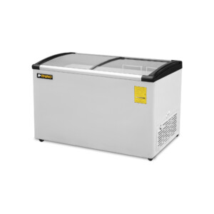 Rhino CONGECRI-7C Congelador Y Refrigerador Horizontal Puerta Cristal Curvo 7 Pies Cúbicos 110 Cm