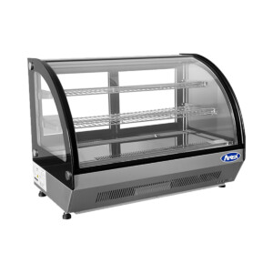 Atosa CRDC-46 Vitrina Refrigerada De Mostrador Cristal Curvo Acero Inoxidable 90 Cm