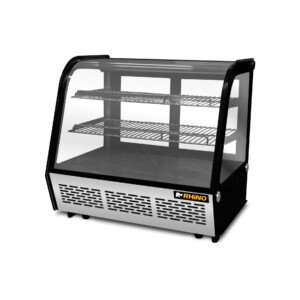 Rhino VIREMO-120 Vitrina Refrigerada De Mostrador Cristal Curvo 120 Litros 71 Cm
