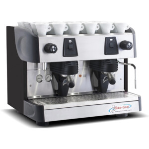 San-Son ITALBAR2C Cafetera Profesional Compacta Semiautomática 2 Grupos 120 v